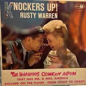 Vintage Rusty Warren–Knockers Up! 1960 Vinyl Record Jubilee JGM 2029 VG+ Record
